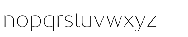 Soleste ExtraLight Font LOWERCASE