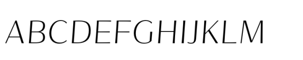 Soleste Light Italic Font UPPERCASE