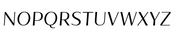 Soleste Variable Italic Font UPPERCASE