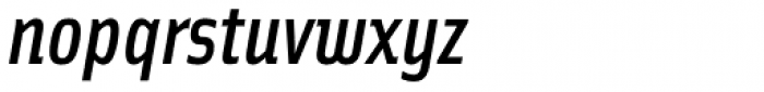 Solex Medium Italic Font LOWERCASE