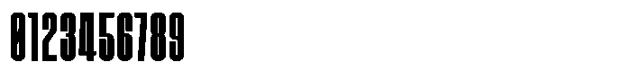 Solid Contact Ultra Condensed Font OTHER CHARS