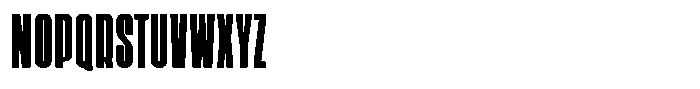 Solid Contact Ultra Condensed Font UPPERCASE