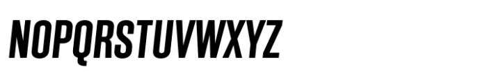 Solido Compressed Cm Bold Italic Font UPPERCASE