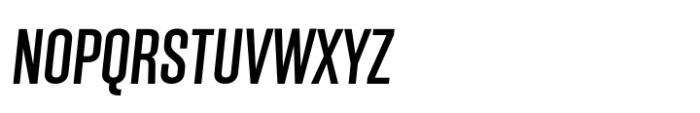 Solido Compressed Cm Medium Italic Font UPPERCASE