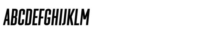 Solido Extra Compressed Medium Italic Font UPPERCASE