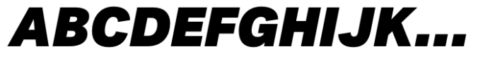 Solidus Open Black Italic Font UPPERCASE