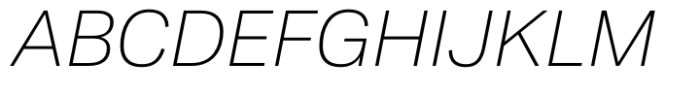 Solidus Open Thin Italic Font