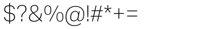 Solidus Open Thin Font OTHER CHARS