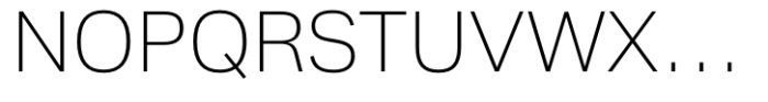 Solidus Open Thin Font UPPERCASE