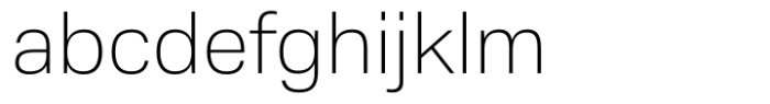 Solidus Thin Font LOWERCASE