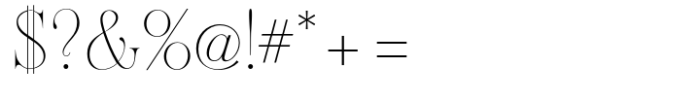 Solingen Light Font OTHER CHARS