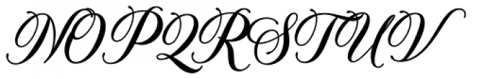 Solistaria Script Italic Font UPPERCASE