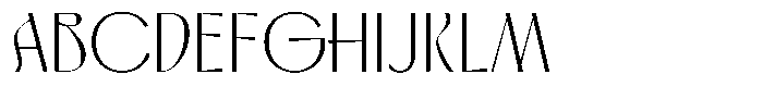 Solistice Nova Regular Font UPPERCASE