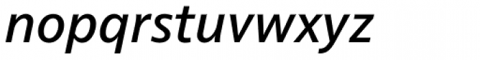 Solitaire MVB Pro Medium Italic Font LOWERCASE