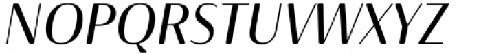 Solitas Contrast Extended Regular Italic Font UPPERCASE