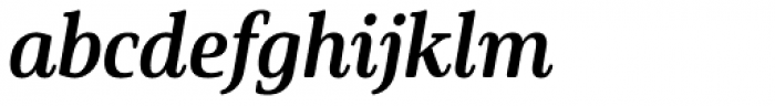 Solitas Serif Cond Bold Italic Font LOWERCASE