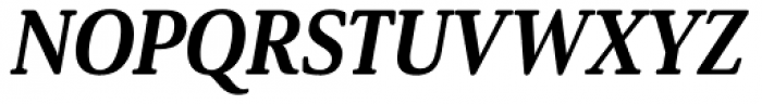 Solitas Serif Cond Ex Bold Italic Font UPPERCASE
