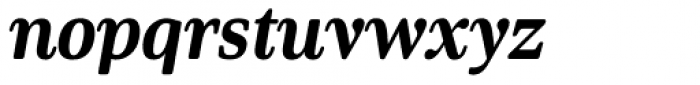 Solitas Serif Cond Ex Bold Italic Font LOWERCASE