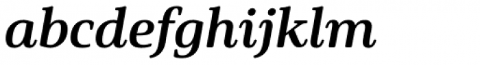 Solitas Serif Ext Bold Italic Font LOWERCASE