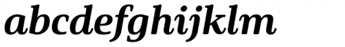 Solitas Serif Ext Ex Bold Italic Font LOWERCASE