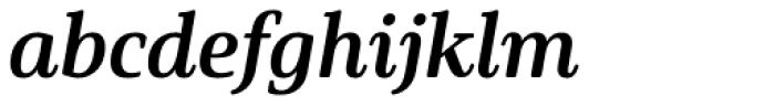 Solitas Serif Norm Bold Italic Font LOWERCASE