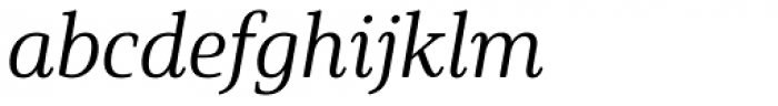 Solitas Serif Norm Book Italic Font LOWERCASE