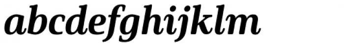 Solitas Serif Norm Ex Bold Italic Font LOWERCASE