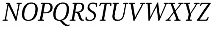 Solitas Serif Norm Medium Italic Font UPPERCASE