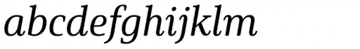 Solitas Serif Norm Medium Italic Font LOWERCASE