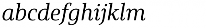 Solitas Serif Norm Regular Italic Font LOWERCASE
