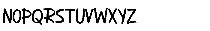 Solitude Marker Font UPPERCASE