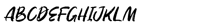 Solitude Mindful Italic Font UPPERCASE
