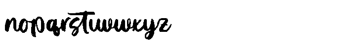 Solitude Mindful Regular Font LOWERCASE