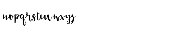 Sollyna Font LOWERCASE