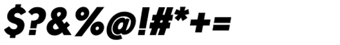 Solomon Sans Black Italic Font OTHER CHARS