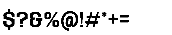 Soltisce Coast  Bold Regular Font OTHER CHARS