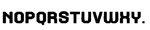 Soltisce Coast  Bold Regular Font LOWERCASE