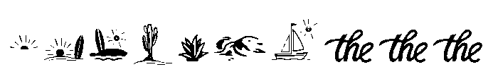Soltisce Coast  Dingbats Regular FONT