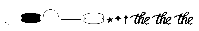 Soltisce Coast  Dingbats Regular Font LOWERCASE