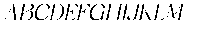 Soluga Italic Font UPPERCASE