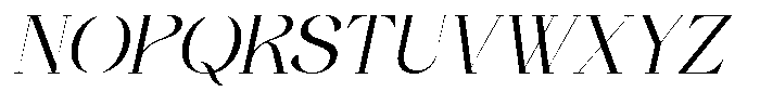 Soluga Italic Font UPPERCASE