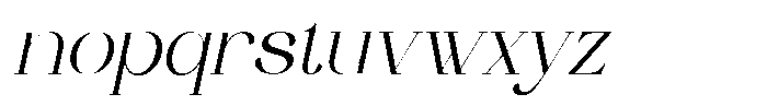 Soluga Italic Font LOWERCASE