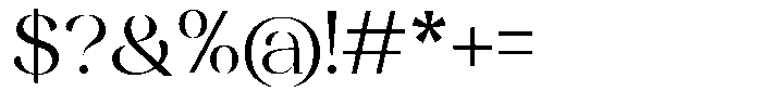 Soluga Regular Font OTHER CHARS