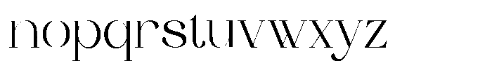 Soluga Regular Font LOWERCASE