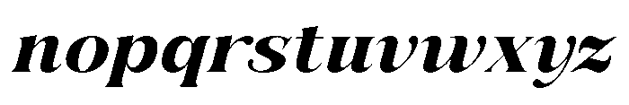 Solvea Extra Bold Italic Font LOWERCASE