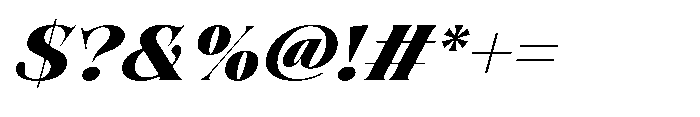Solvea Heavy Italic Font OTHER CHARS