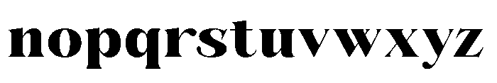 Solvea Heavy Font LOWERCASE