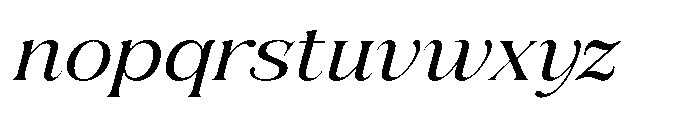 Solvea Italic Font LOWERCASE