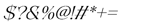 Solvea Light Italic Font OTHER CHARS