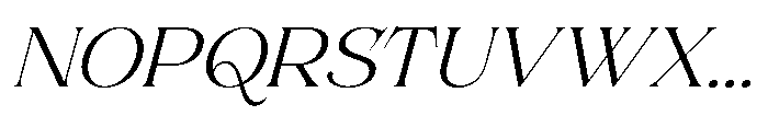 Solvea Light Italic Font UPPERCASE